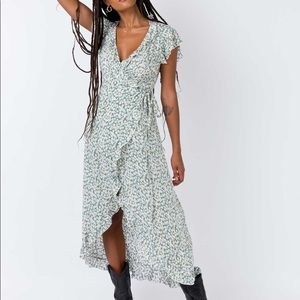 Princess poly wrap dress